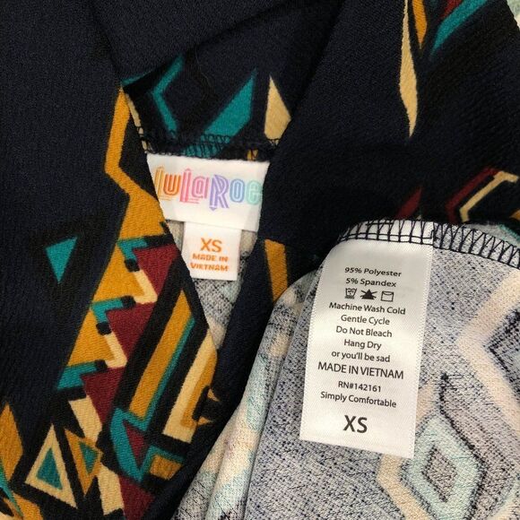 LuLaRoe Southwest Aztec Print Pencil Skirt XS - Picture 2 of 2